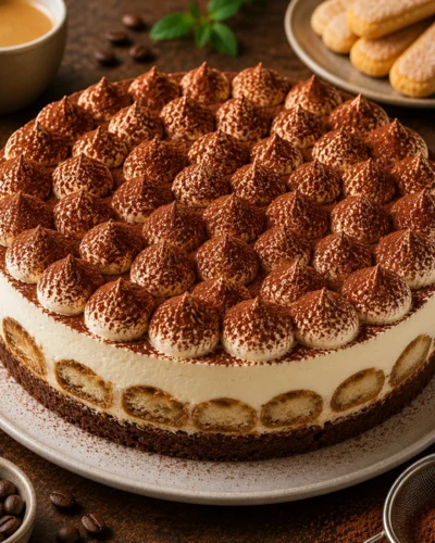 Original Tiramisu Cream Cheese Cake