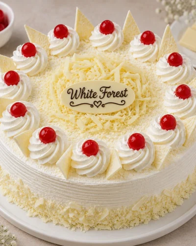 White Forest Cake